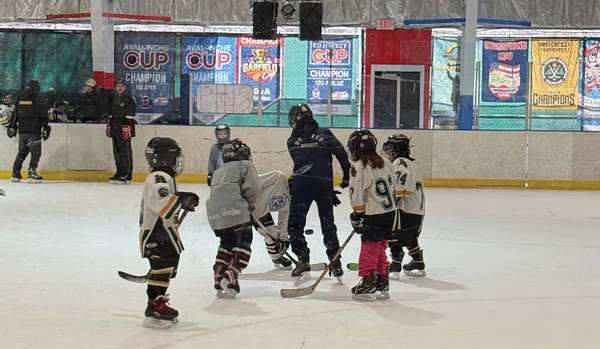 Dropping the puck